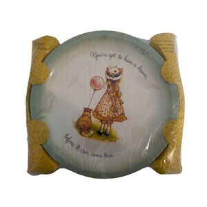 Vintage Holly Hobbie Plate American Greetings Collector 1972 NEW in Box Dream